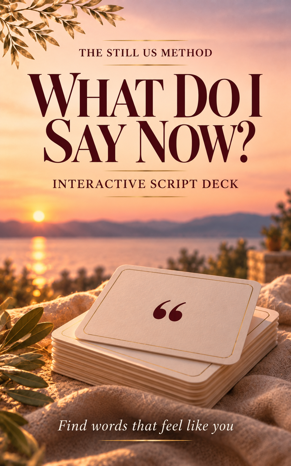 Interactive script deck